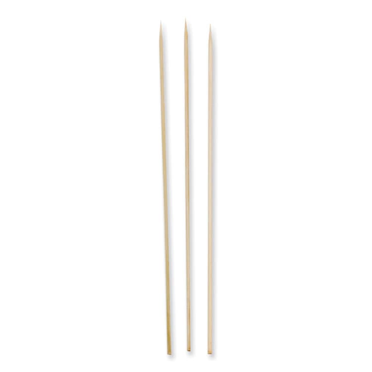 AMERCAREROYAL Bamboo Skewers, Paper, 12", Natural, 9,600/Carton (RPPR824) thumbnail 2