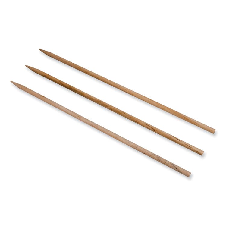 AMERCAREROYAL Wooden Skewers, 8.5", Natural, 1,000/Box, 5 Boxes/Carton (RPPR828) thumbnail 2