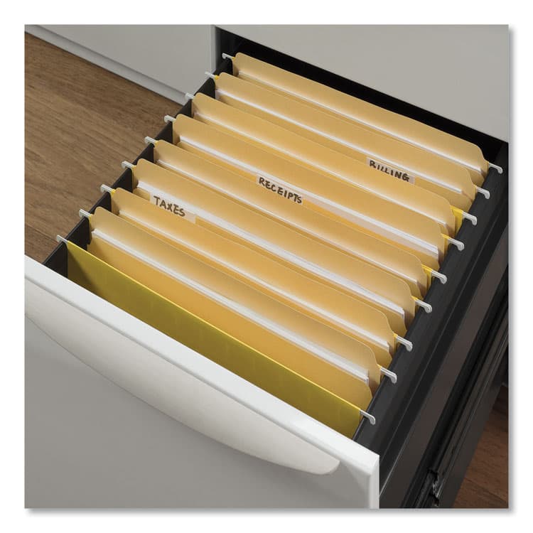 UNIVERSAL OFFICE PRODUCTS Top Tab File Folders, Straight Tabs, Letter Size, 0.75" Expansion, Manila, 100/Box (UNV12110) thumbnail 3