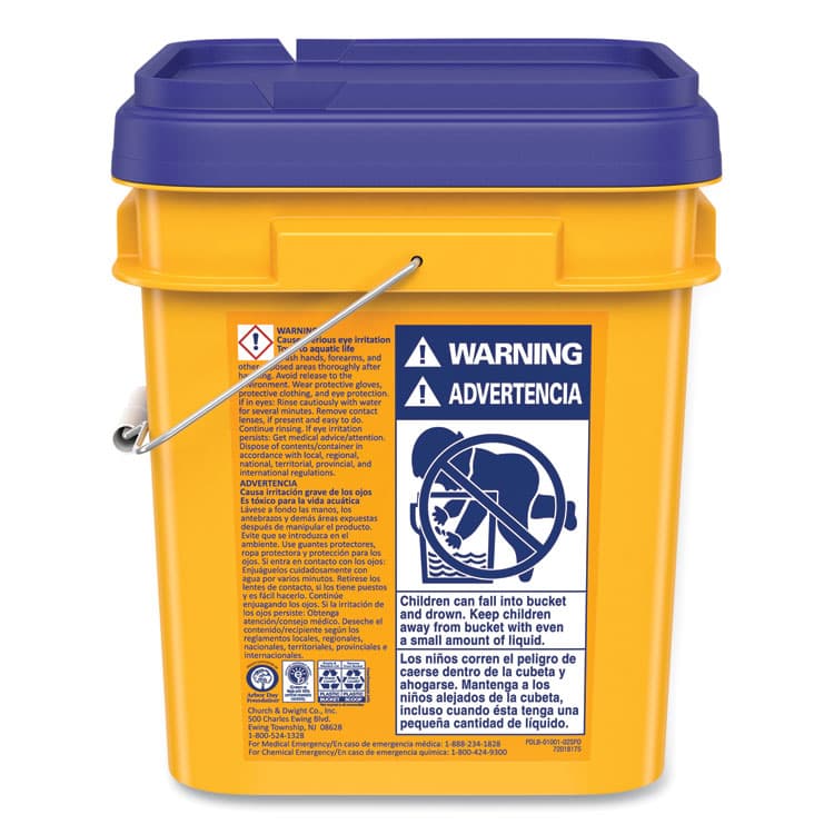 CHURCH & DWIGHT CO., Powder Laundry Detergent, Crisp Clean, 18 lb Pail (CDC3320001001) thumbnail 2