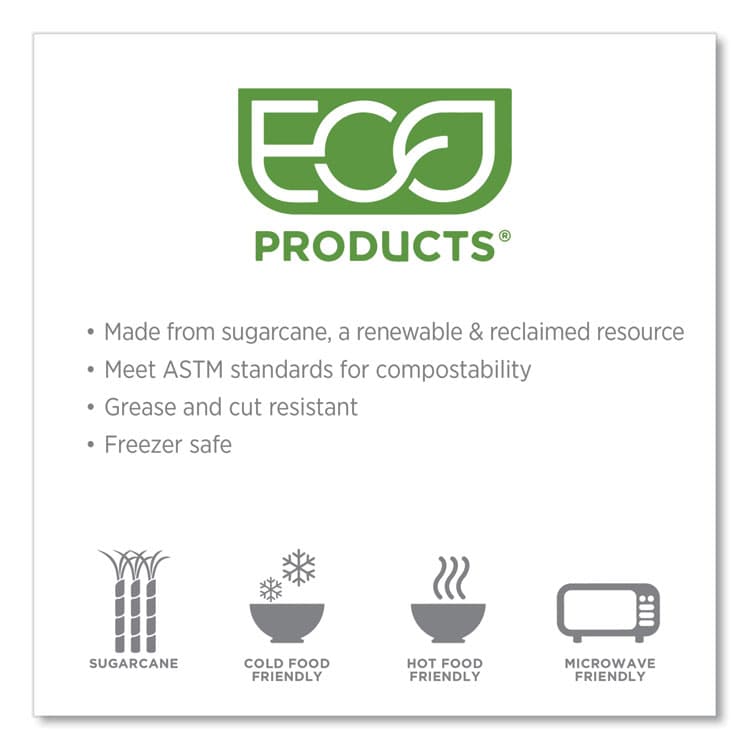 ECO-PRODUCTS,INC. Molded Fiber Portion Cups, 2 oz, Sugarcane, White, 2,500/Carton (ECOEPSPC2) thumbnail 3