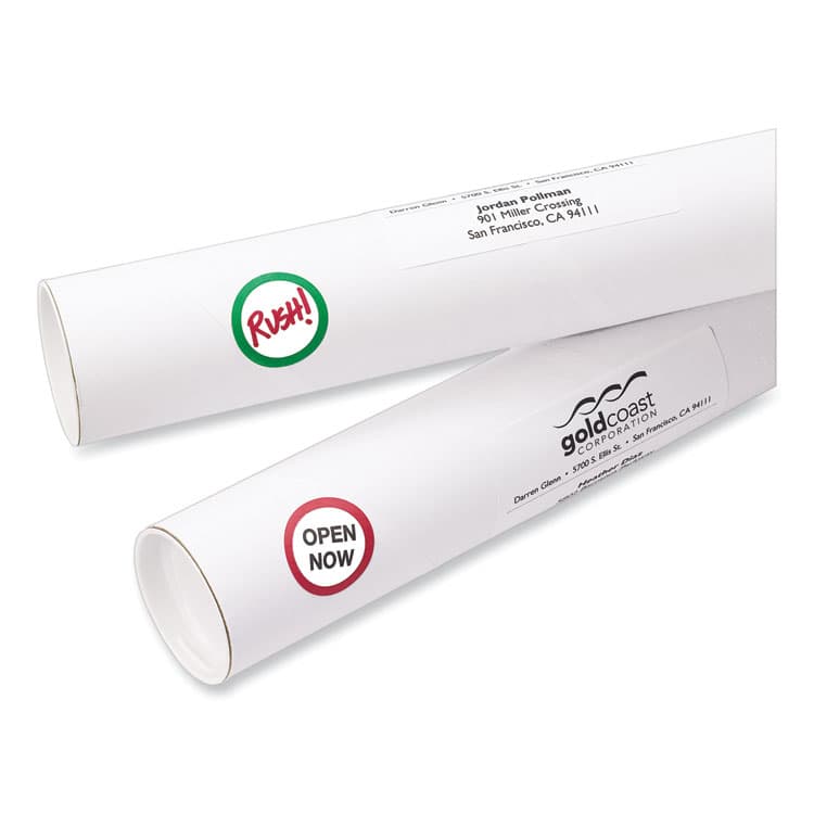 AVERY PRODUCTS CORPORATION Printable Self-Adhesive Removable Color-Coding Labels, 1.25" dia, Assorted Colors, 8/Sheet, 50 Sheets/Box (AVE5407) thumbnail 2