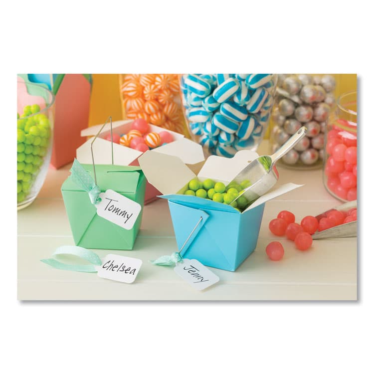 AVERY PRODUCTS CORPORATION Medium-Weight White Marking Tags, 1.75 x 1.09, 1,000/Box (AVE12204) thumbnail 3