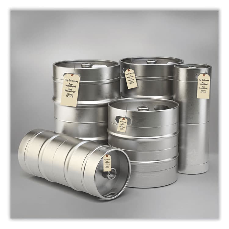 AVERY PRODUCTS CORPORATION Double Wired Shipping Tags, 11.5 pt Stock, 4.75 x 2.38, Manila, 1,000/Box (AVE12605) thumbnail 3