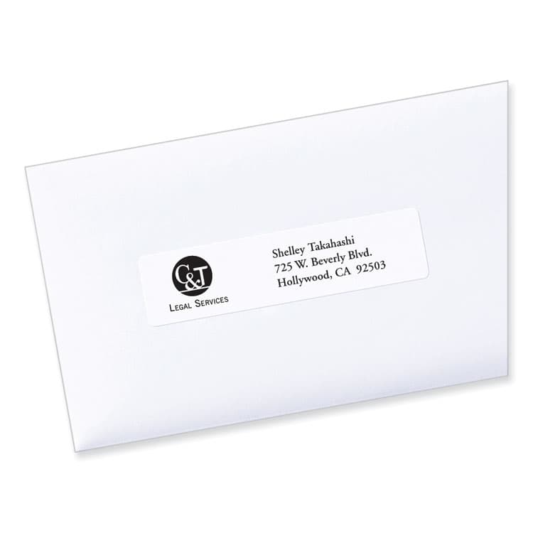 AVERY PRODUCTS CORPORATION Labels, Laser Printers, 1 x 4, White, 20/Sheet, 100 Sheets/Box (AVE30601) thumbnail 2