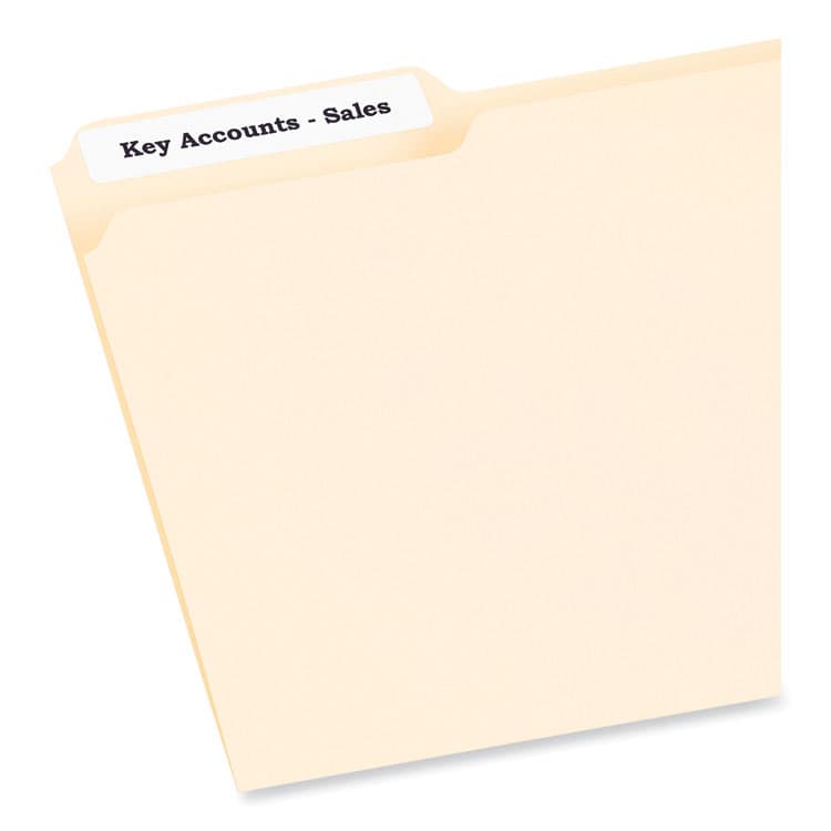 AVERY PRODUCTS CORPORATION Labels, 0.66 x 3.44, White, 30/Sheet, 50 Sheets/Box (AVE30632) thumbnail 2