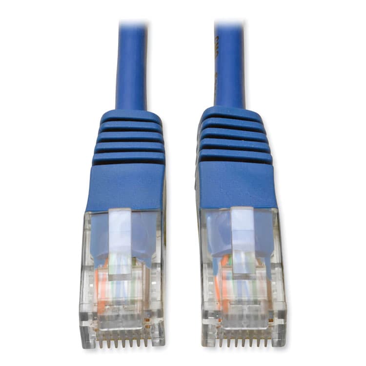 EATON CORPORATION CAT5e 350 MHz Molded Patch Cable, 7 ft, Blue (TRPN002007BL)