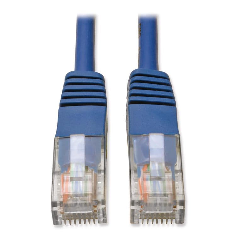 EATON CORPORATION CAT5e 350 MHz Molded Patch Cable, 14 ft, Blue (TRPN002014BL)