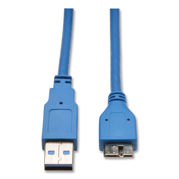 EATON CORPORATION USB 3.0 SuperSpeed Device Cable, 3 ft, Blue (TRPU326003) thumbnail 2