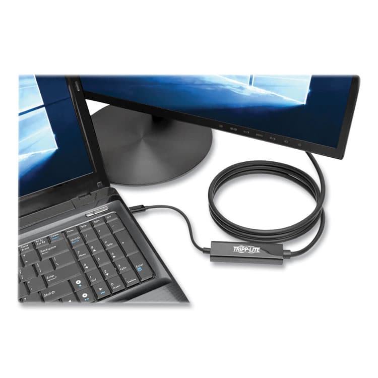 EATON CORPORATION USB Type C to HDMI Cable, 6 ft, Black (TRPU444006H) thumbnail 2