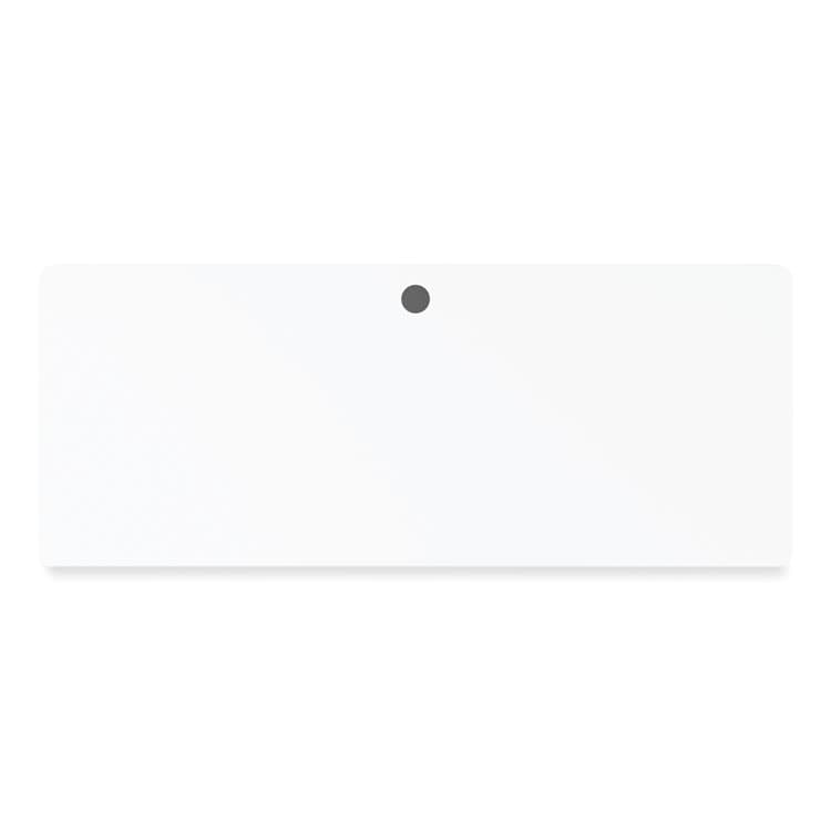 ALERA Alera Modern Teacher Series Pedestal Desk, Left-Side Pedestal: Box/Box/File, 60" x 24" x 28.75", White/Silver (ALEMSD6024WH) thumbnail 2