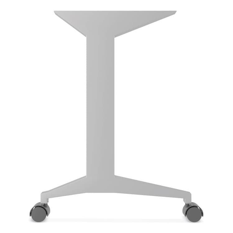 ALERA Alera Modern Teacher Series Pedestal Desk, Left-Side Pedestal: Box/Box/File, 60" x 24" x 28.75", White/Silver (ALEMSD6024WH) thumbnail 3