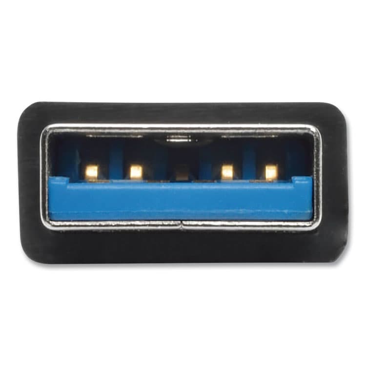 EATON CORPORATION Ultra-Slim Portable USB 3.0 SuperSpeed Hub, 4 Ports, Black (TRPU360004SLIM) thumbnail 4