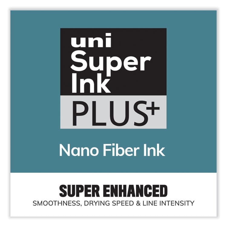 UNI 307 Gel Pen, Retractable, Medium 0.7 mm, Blue Ink, Blue Barrel, 3/Pack (UBC1927593) thumbnail 3