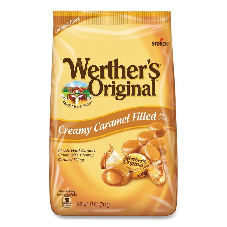STORCK Hard Candies, Caramel, 27 oz Bag (WRT46055)