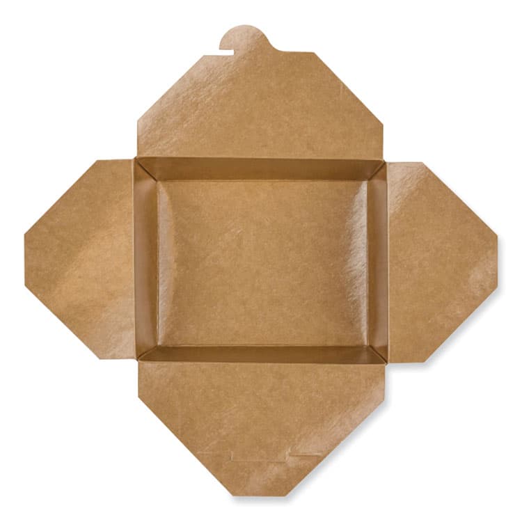 GEN Reclosable Kraft Take-Out Box, 54 oz, 8.51 x 6.3 x 1.8, Brown, Paper, 200/Carton (GENPAPERBOX2) thumbnail 2
