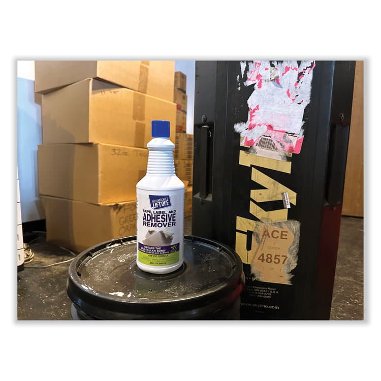 MOTSENBOCKER'S Tape, Label and Adhesive Remover, 32oz, Pour Bottle, 6/Carton (MOT40703) thumbnail 2