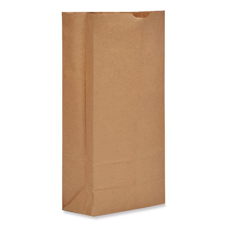 ROSS & WALLACE PAPER PRODUCTS, . Grocery Paper Bags, 25# Size, Heavy-Duty, 50# Basis Weight, 8.25" x 5.38" x 18", Kraft, 500/Bundle (BAGGH25)