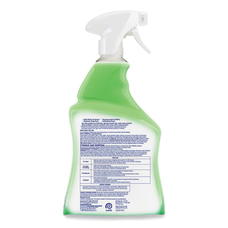 RECKITT BENCKISER Multi-Purpose Cleaner with Bleach, 32 oz Spray Bottle, 12/Carton (RAC78914CT) thumbnail 3