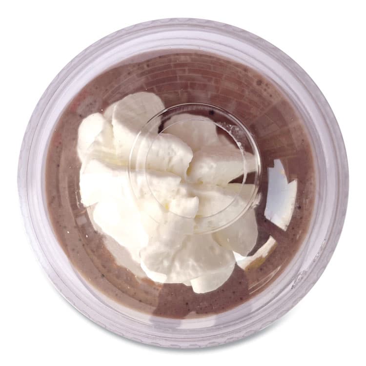 BOARDWALK PET Cold Cup Dome Lids, Fits 9 oz Squat/12 oz Cold Cups, Plastic, Clear, 1,000/Carton (BWKPET912DOME) thumbnail 2