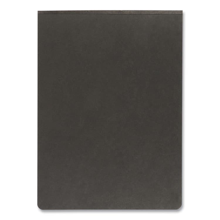 TOPS BUSINESS FORMS Pressboard Report Cover with Reinforced Top Hinge, Two-Prong Metal Fastener, 2" Capacity, 8.5 x 11, Black/Black (OXF71306)