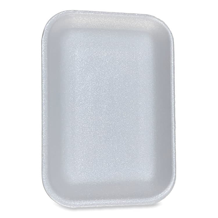 GEN Meat Trays, #2, 8.5 x 6.03 x 1.11, White, Foam, 500/Carton (GEN2WH)