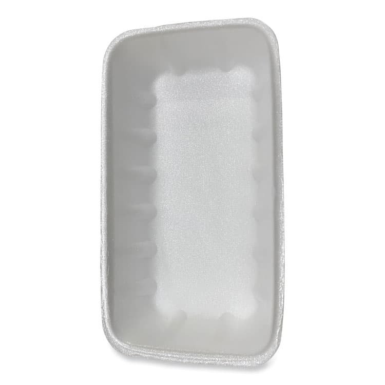 GEN Meat Trays, #10K, 10.75 x 5.95 x 1.87, White, Foam, 250/Carton (GEN10KWH)