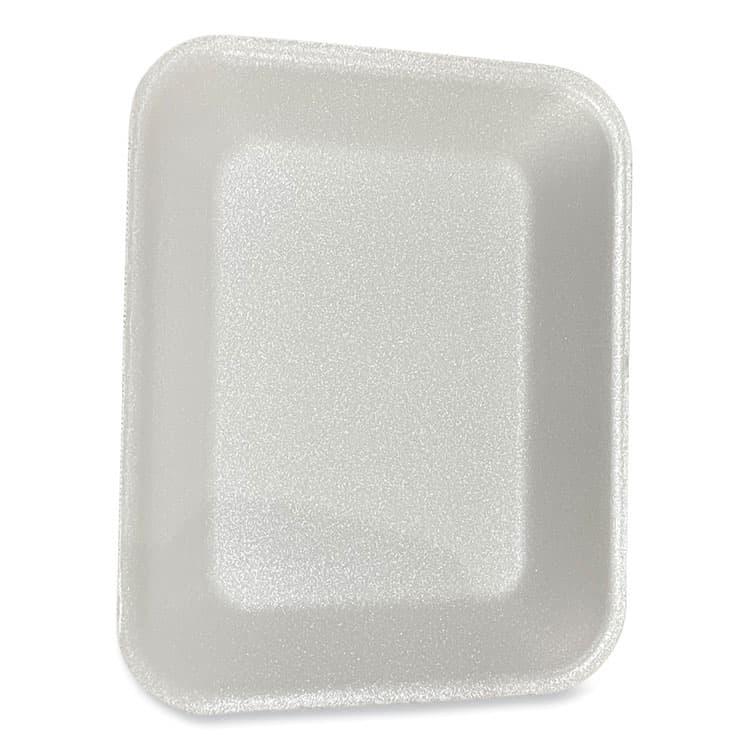 GEN Meat Trays, #8P, 10.8 x 8.82 x 1.5, White, Foam, 200/Carton (GEN8PWH)
