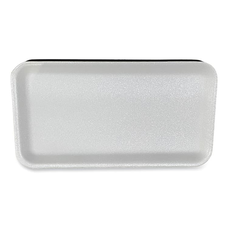 GEN Meat Trays, #10S, 10.93 x 5.75 x 0.63, White, Foam, 500/Carton (GEN10SWH)