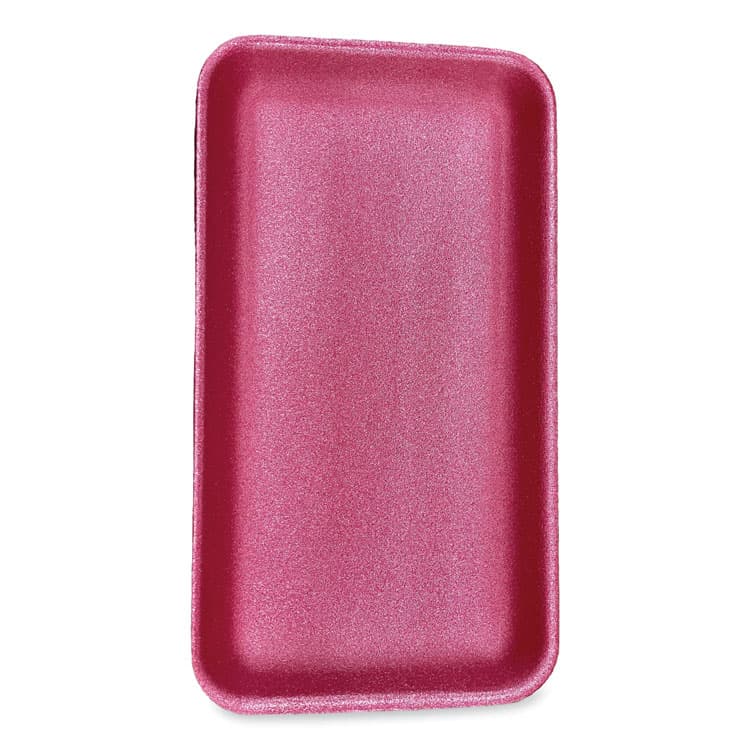 GEN Meat Trays, #1525, 14.5 x 8 x 0.75, Pink, Foam, 250/Carton (GEN1525PINK)