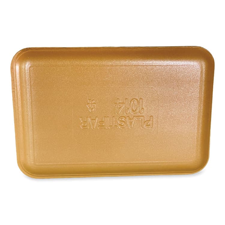 GEN Meat Trays, 13.81 x 9.25 x 2.7, Yellow, Foam, 100/Carton (GEN1014YEL) thumbnail 4