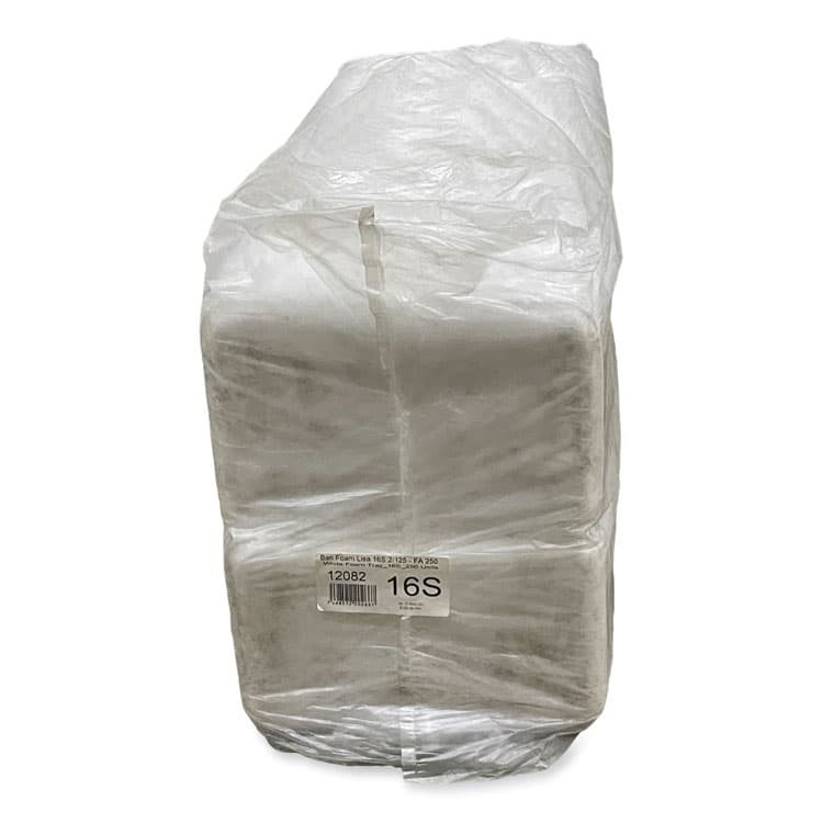 GEN Meat Trays, #16S, 11.63 x 7.25 x 0.54, White, Foam, 250/Carton (GEN16SWH) thumbnail 2