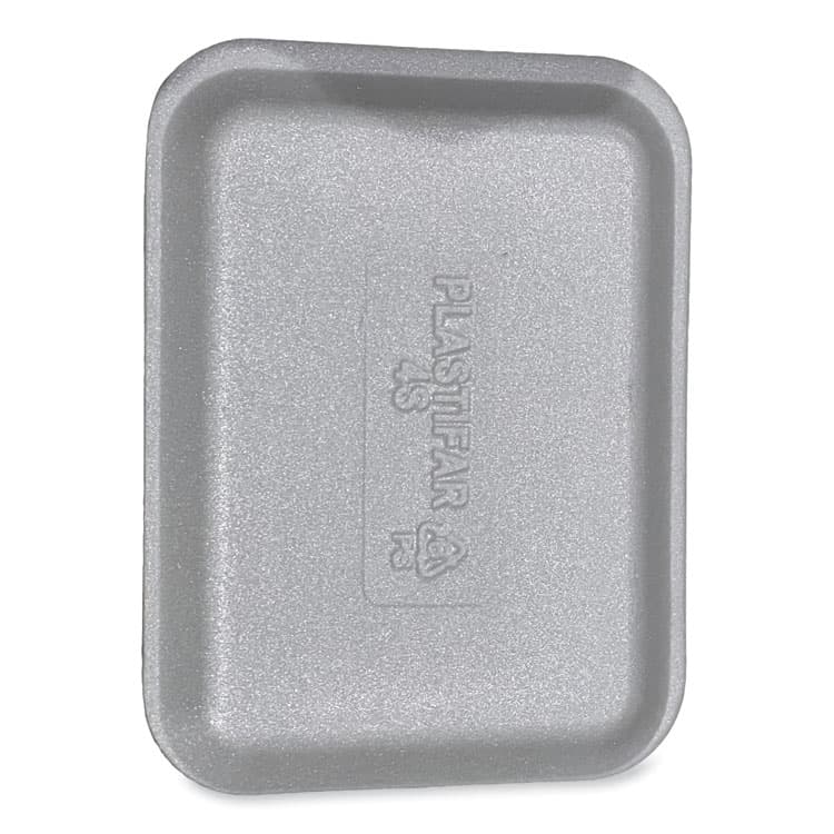 GEN Meat Trays, #4S, 9.5 x 7.25 x 0.5, White, Foam, 500/Carton (GEN4SWH) thumbnail 3