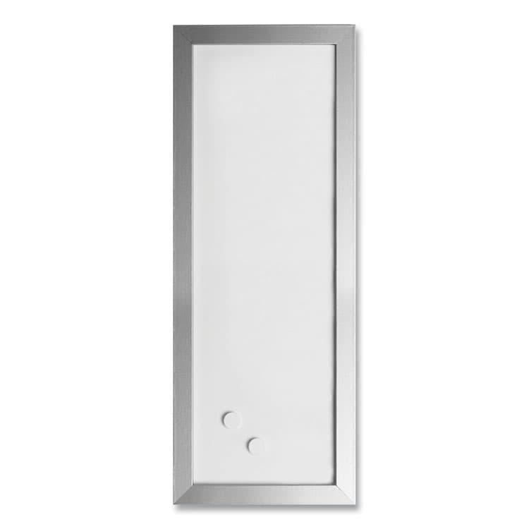 BI-SILQUE VISUAL COMMUNICATION PRODUCTS Metallic Silver Positive Flow Message Board Set, (2) Magnetic Dry Erase, (2) Bulletin, Assorted Sizes, Assorted Colors (BVCSOR035) thumbnail 3