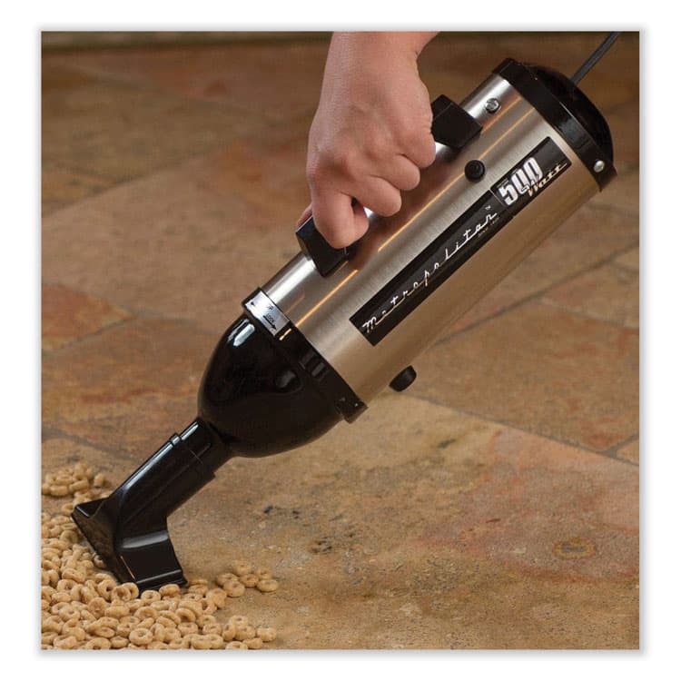 METROVAC Evolution Hand Vacuum with Turbo Brush, Silver/Black (MEV105578543) thumbnail 2