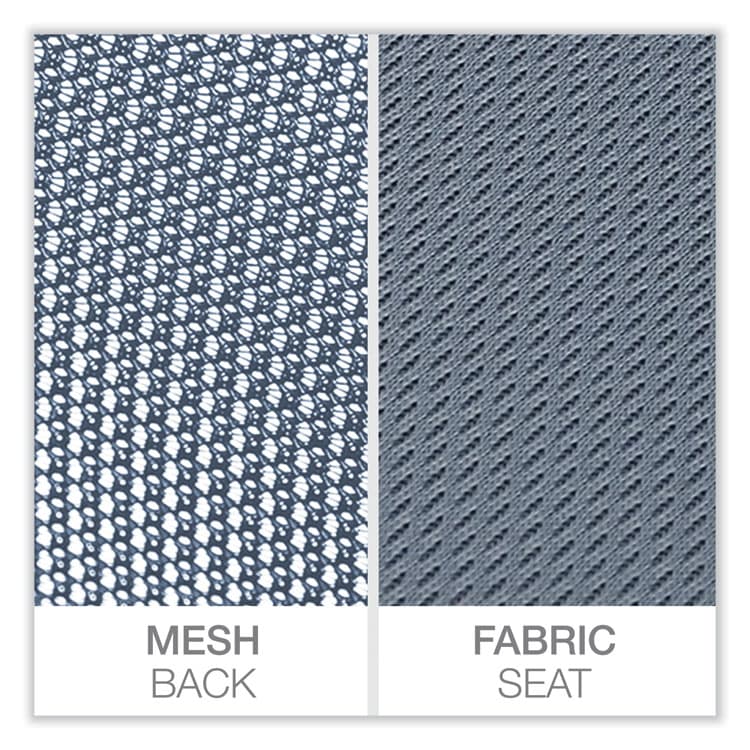 ALERA Mesh Back Fabric Task Chair, Supports Up to 275 lb, 17.32" to 21.1" Seat Height, Seafoam Blue Seat/Back (ALEWS42B77) thumbnail 2
