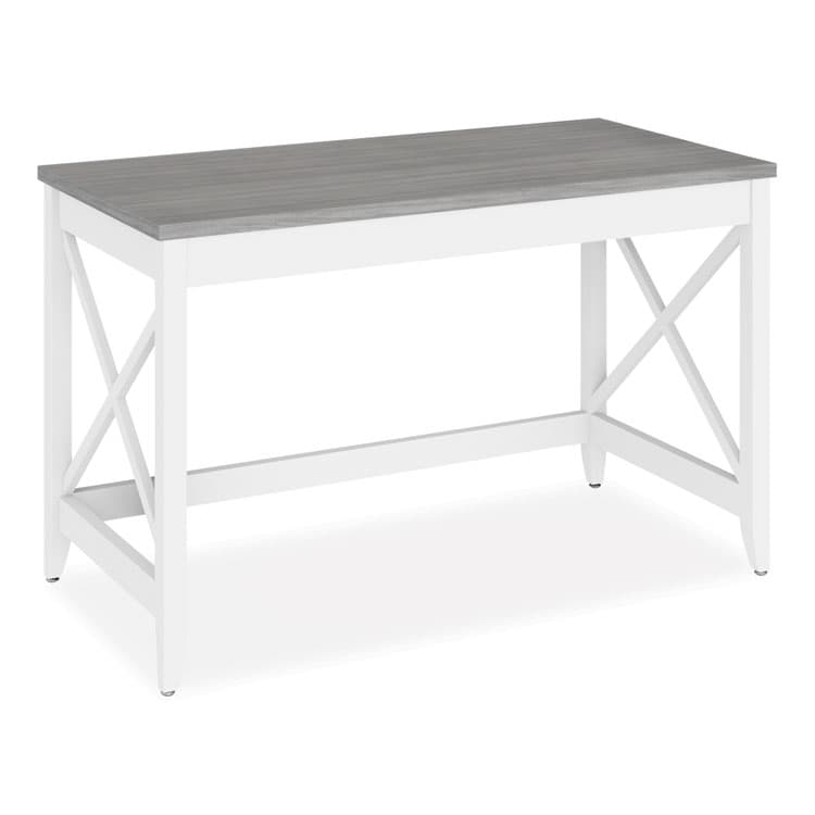 ALERA Farmhouse Writing Desk, 47.24" x 23.62" x 29.53", Gray (ALEWSF4824GY)