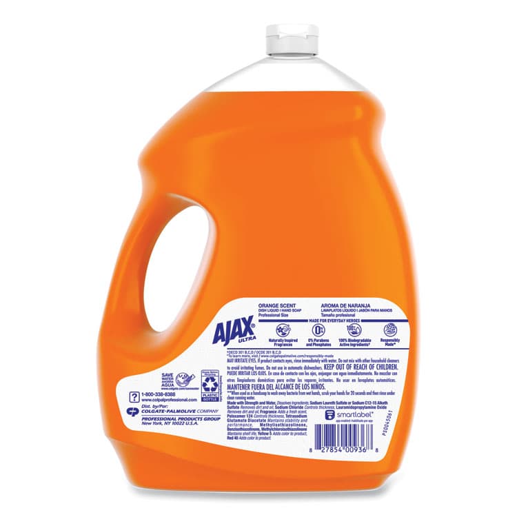 COLGATE PALMOLIVE, IPD. Dish Detergent, Orange Scent, 145 oz Bottle, 4/Carton (CPC61034313CT) thumbnail 4