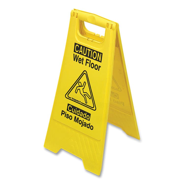IMPACT PRODUCTS, LLC Bilingual Yellow Wet Floor Sign, 12.05 x 1.55 x 24.3 (IMP9152W) thumbnail 3