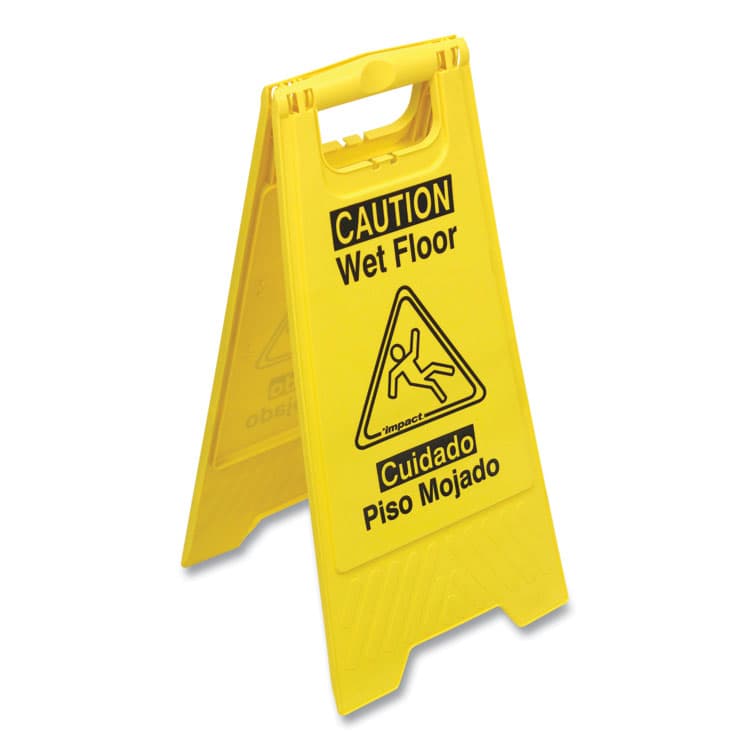 IMPACT PRODUCTS, LLC Bilingual Yellow Wet Floor Sign, 12.05 x 1.55 x 24.3 (IMP9152W) thumbnail 2