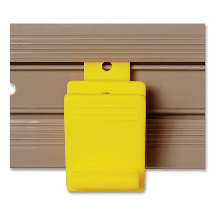 RUBBERMAID COMMERCIAL PROD. Closet Organizer/Tool Holder, 34w x 3.25d x 4.25h, Gray (RCP199300GY) thumbnail 4