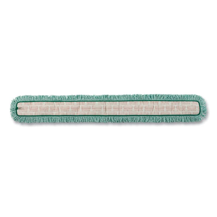 RUBBERMAID COMMERCIAL PROD. HYGEN Dry Dusting Mop Heads with Fringe, 36", Microfiber, Green (RCPQ438) thumbnail 3