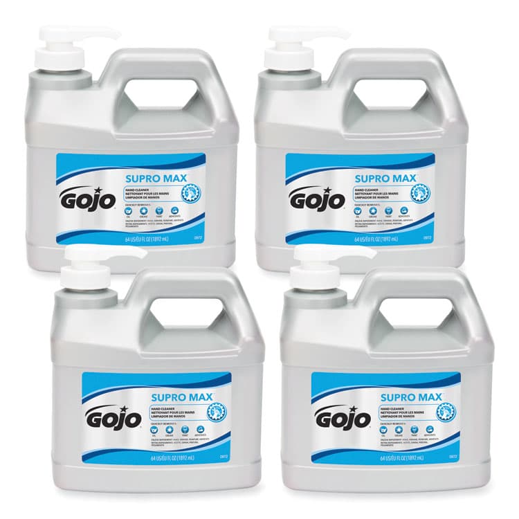 GO-JO INDUSTRIES SUPRO MAX Heavy Duty Hand Cleaner, Refill for GOJO PRO TDX 2000 Dispenser, Floral Fragrance, 0.5 gal, 4/Carton (GOJ097204CT) thumbnail 2
