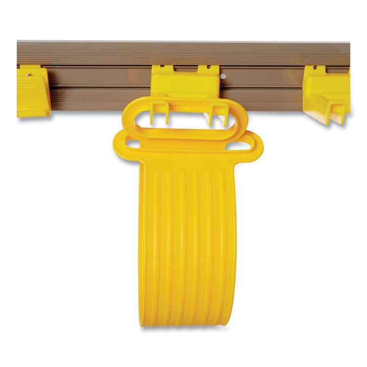 RUBBERMAID COMMERCIAL PROD. Closet Organizer/Tool Holder, 34w x 3.25d x 4.25h, Gray (RCP199300GY) thumbnail 2