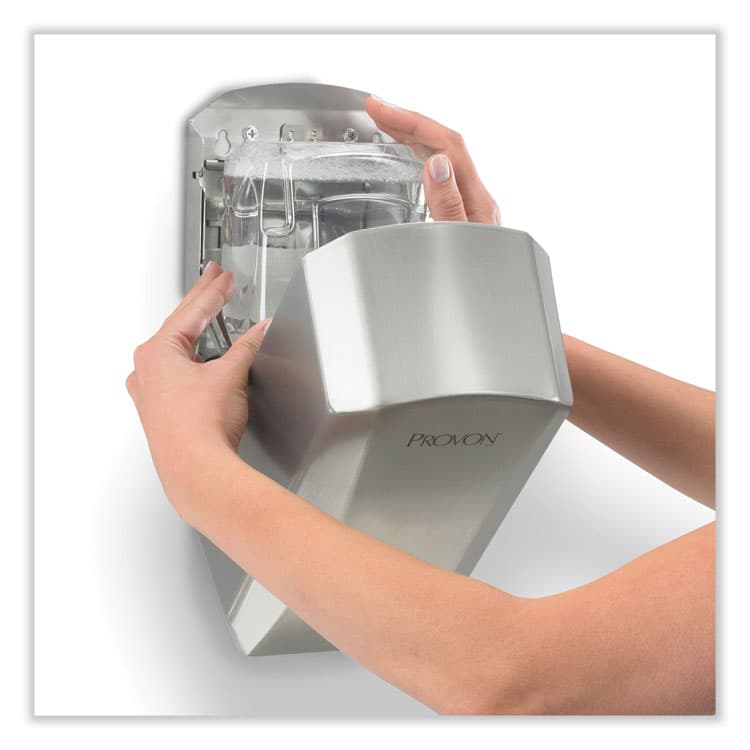 GO-JO INDUSTRIES LTX Behavioral Health Dispenser, 1,200 mL, 6.54 x 4.1 x 11.22, Stainless Steel (GOJ192701) thumbnail 4