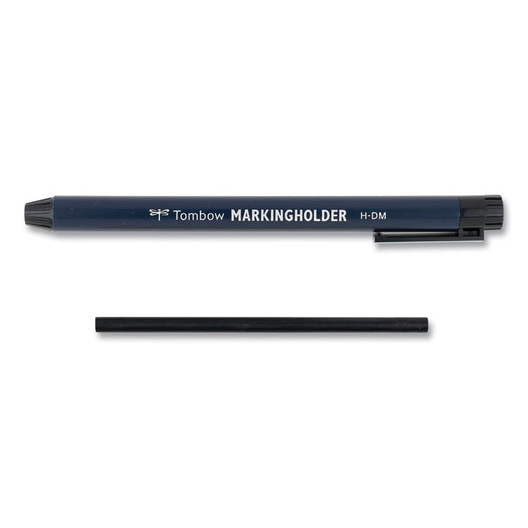 AMERICAN TOMBOW . Wax-Based Marking Pencil, Twist-Advance, 4.4 mm, Black Marks, Navy Blue Barrel, 10/Box (TOM51538) thumbnail 4