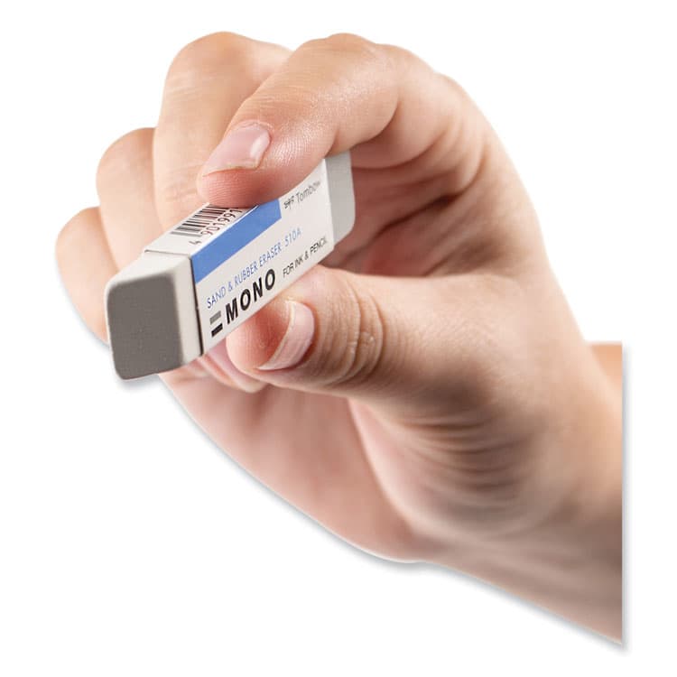 AMERICAN TOMBOW . Sand and Rubber Eraser, For Pencil/Ink Marks, Rectangular Block, Medium, White (TOM57302) thumbnail 4