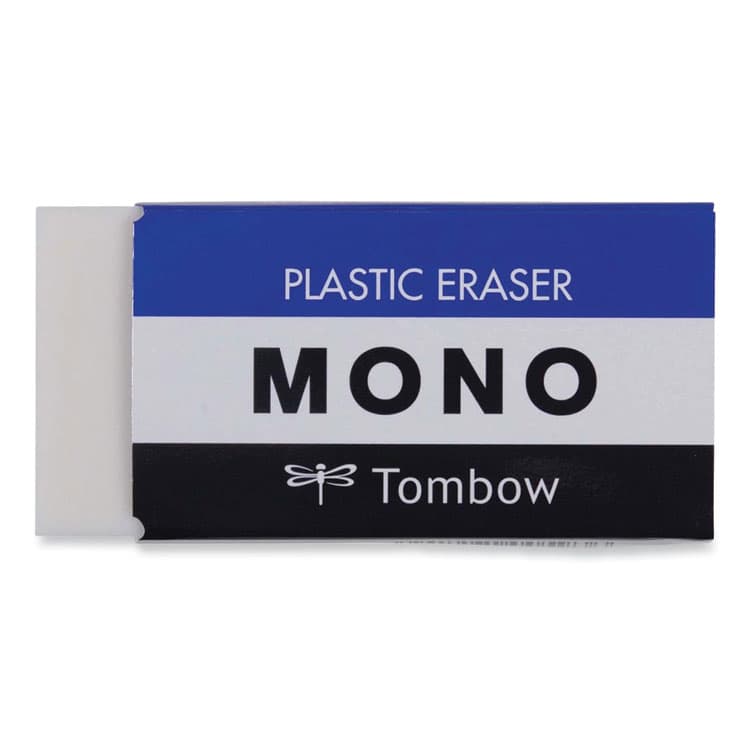 AMERICAN TOMBOW . Eraser, For Pencil Marks, Rectangular Block, Jumbo, White (TOM57332)