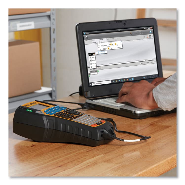 DYMO Rhino 6000+ Industrial Label Maker with Carry Case, 0.4"/s Print Speed, 5.4 x 2.5 x 9.7 (DYM2122499) thumbnail 4