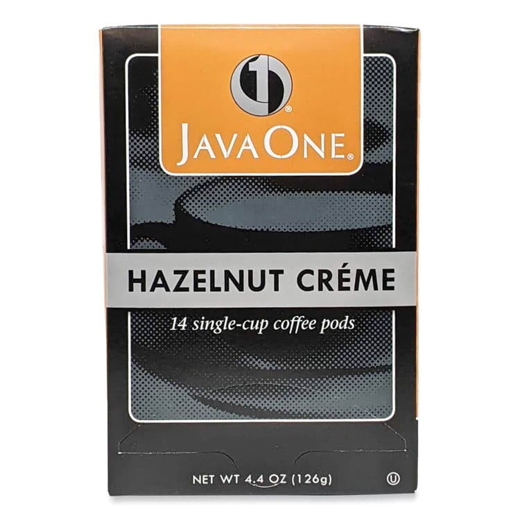 JAVA TRADING CO. Coffee Pods, Hazelnut Creme, Single Cup, 14/Box (JAV70500) thumbnail 2